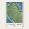 Eareckson Station, Alaska map print, the full design