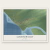 Goodnews Bay, Alaska map print, the full design