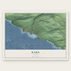 Kake, Alaska map print, the full design