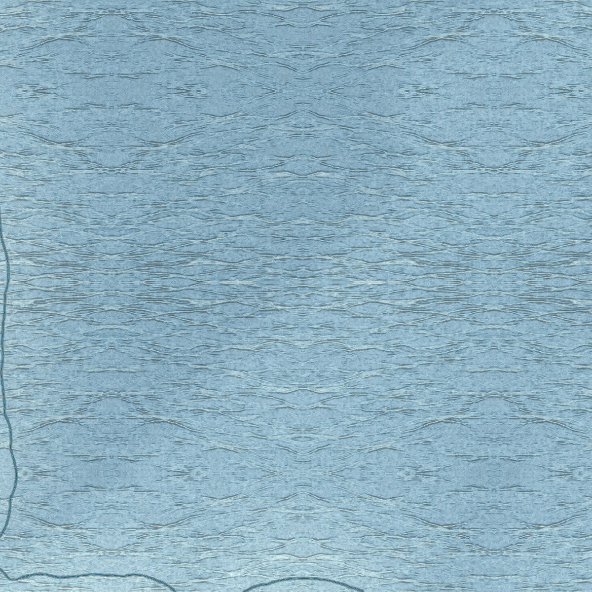 Close-up of the map of King Salmon, Alaska print showing street and building detail