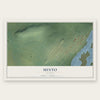 Minto, Alaska map print, the full design