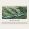 Mosquito Lake, Alaska map print, the full design