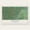 Nikolaevsk, Alaska map print, the full design