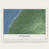Ninilchik, Alaska map print, the full design