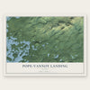 Pope-Vannoy Landing, Alaska map print, the full design