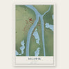 Selawik, Alaska map print, the full design