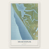Shaktoolik, Alaska map print, the full design