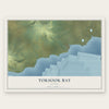 Toksook Bay, Alaska map print, the full design