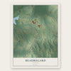 Beauregard, Alabama map print, the full design