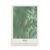 Map of Belk, Alabama, 12 x 18 inch unframed archival matte print