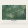 Bellamy, Alabama map print, the full design