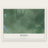 Boykin, Alabama map print, the full design