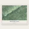 Bristow Cove, Alabama map print, the full design
