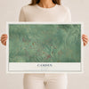 Map of Camden, Alabama, 12 x 18 inch unframed archival matte print