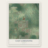 East Limestone, Alabama map print, the full design