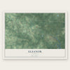 Elsanor, Alabama map print, the full design