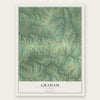 Graham, Alabama map print, the full design