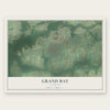 Grand Bay, Alabama map print, the full design