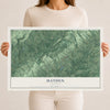 Map of Hayden, Alabama, 12 x 18 inch unframed archival matte print