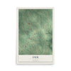 Map of Ider, Alabama, 12 x 18 inch unframed archival matte print
