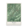 Map of McCalla, Alabama, 12 x 18 inch unframed archival matte print