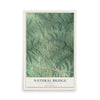 Map of Natural Bridge, Alabama, 12 x 18 inch unframed archival matte print