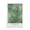 Map of New Brockton, Alabama, 12 x 18 inch unframed archival matte print