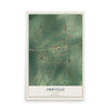 Map of Orrville, Alabama, 12 x 18 inch unframed archival matte print