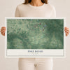 Map of Pike Road, Alabama, 12 x 18 inch unframed archival matte print