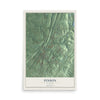 Map of Pinson, Alabama, 12 x 18 inch unframed archival matte print