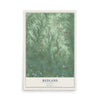 Map of Redland, Alabama, 12 x 18 inch unframed archival matte print