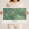 Map of Shorter, Alabama, 12 x 18 inch unframed archival matte print