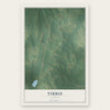 Tibbie, Alabama map print, the full design