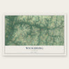 Wicksburg, Alabama map print, the full design