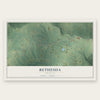 Bethesda, Arkansas map print, the full design