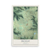Map of Big Flat, Arkansas, 12 x 18 inch unframed archival matte print