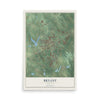 Map of Bryant, Arkansas, 12 x 18 inch unframed archival matte print