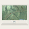 Dora, Arkansas map print, the full design