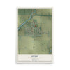 Map of Dyess, Arkansas, 12 x 18 inch unframed archival matte print