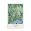 Map of Fairfield Bay, Arkansas, 12 x 18 inch unframed archival matte print