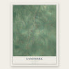 Landmark, Arkansas map print, the full design