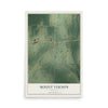 Map of Mount Vernon, Arkansas, 12 x 18 inch unframed archival matte print