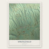 Springfield, Arkansas map print, the full design