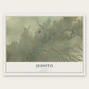 Jeddito, Arizona map print, the full design