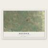 Red Rock, Pinal County, Arizona map print, the full design