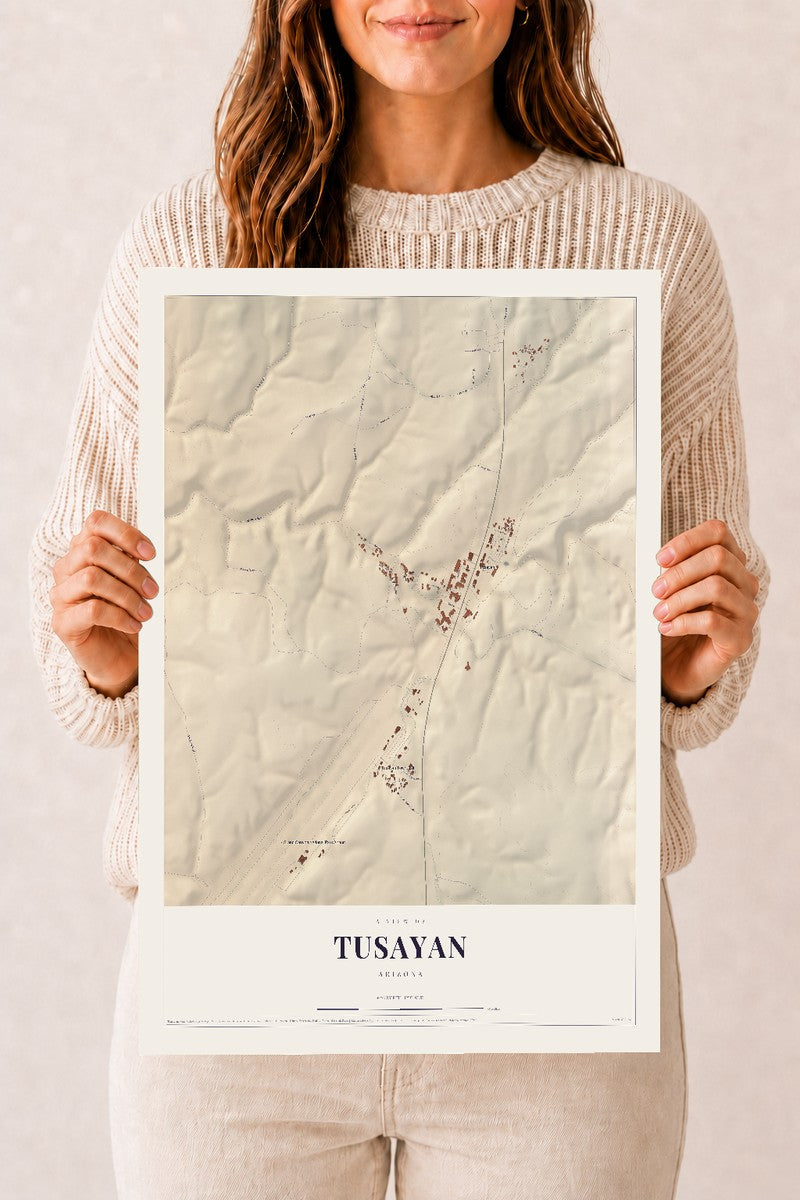 Tusayan, Arizona map print