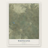 Whitecone, Arizona map print, the full design