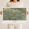 Map of Acton, California, 12 x 18 inch unframed archival matte print