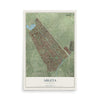 Map of Arleta, California, 12 x 18 inch unframed archival matte print