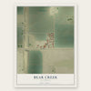 Bear Creek, California map print, the full design